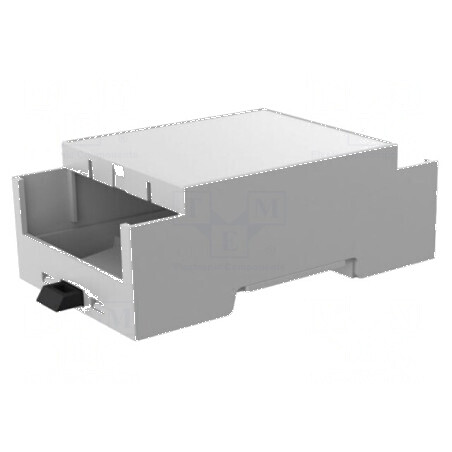 Carcasă pentru şină DIN 90mm x 53,3mm x 32mm gri Nr.mod: 3 | Electronic-mag.ro | Componente Electronice