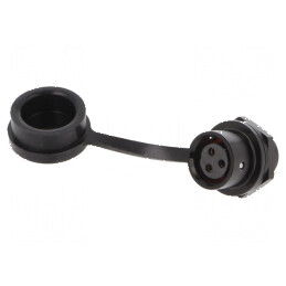 Soclu SA12 mamă PIN 3 IP67 13A 250V 2mm2 -40÷85°C | Electronic-mag.ro | Componente Electronice