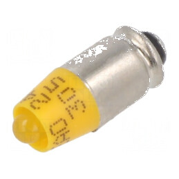 Lampă LED galbenă S5,7s 24VDC 24VAC cu 1 diodă | Electronic-mag.ro | Componente Electronice