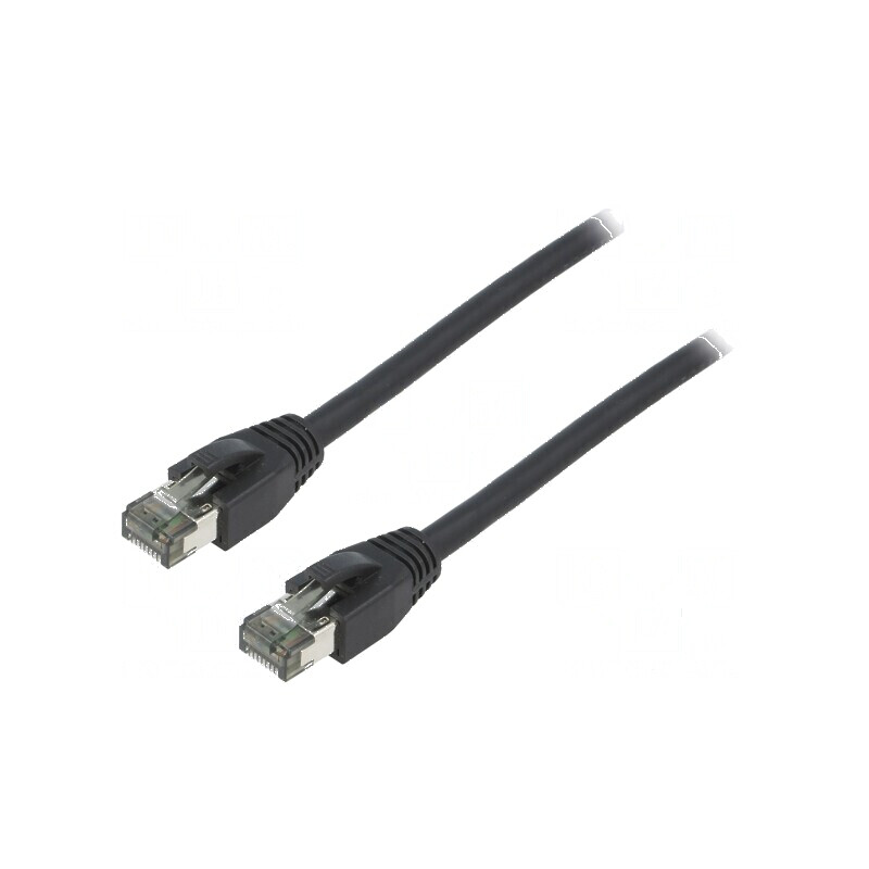 Cabluri patch S/FTP Cat 8.1 2m LSZH negru 26AWG | Electronic-mag.ro | Componente Electronice Cabluri patch S/FTP Cat 8.1 2m LSZH negru 26AWG | Electronic-mag.ro | Componente Electronice