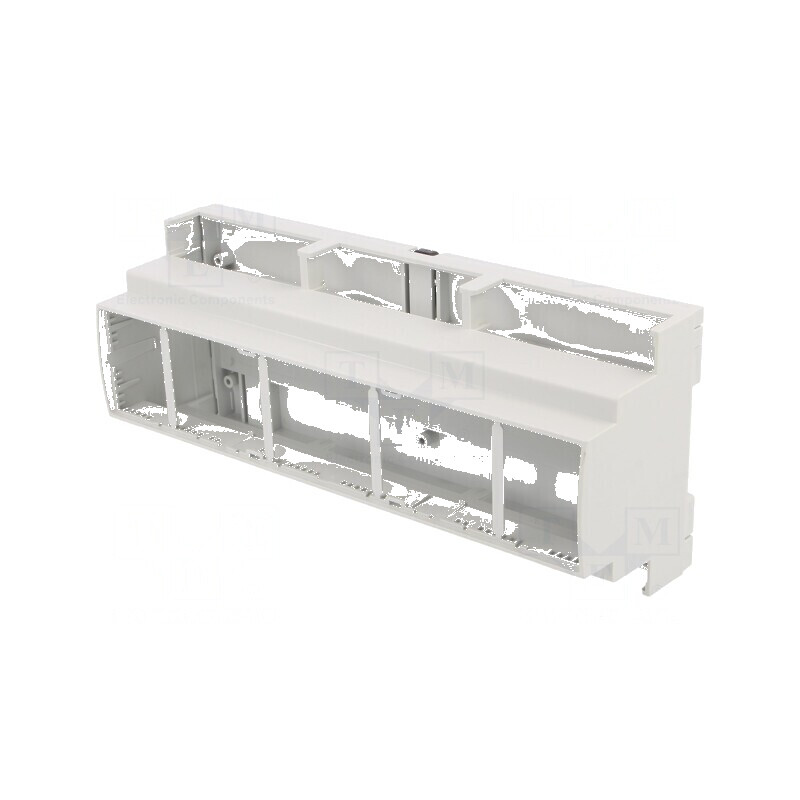 Carcasă ABS gri pentru şină DIN 89mm x 213mm x 65mm | Electronic-mag.ro | Componente Electronice Carcasă ABS gri pentru şină DIN 89mm x 213mm x 65mm | Electronic-mag.ro | Componente Electronice