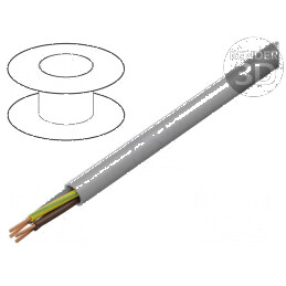 Cablu BiT 750 4G4mm2 neecranat 450V/750V Cu litat gri | Electronic-mag.ro | Componente Electronice