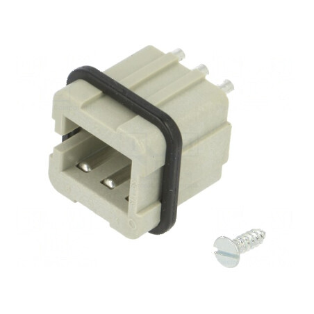 Conector HDC mamă EPIC STA 6 pini 10A 60V | Electronic-mag.ro | Componente Electronice