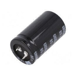 Condensator electrolitic SNAP-IN 6800uF 80VDC Ø30x50mm ±20% | Electronic-mag.ro | Componente Electronice