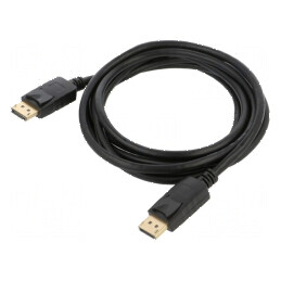 Cablu DisplayPort 1.2 3m cu mufe DisplayPort la ambele capete | Electronic-mag.ro | Componente Electronice