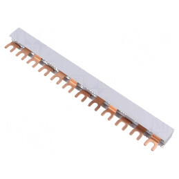 Bară colectoare 10mm² 3 Poli 400V 63A tip pieptene PVC | Electronic-mag.ro | Componente Electronice