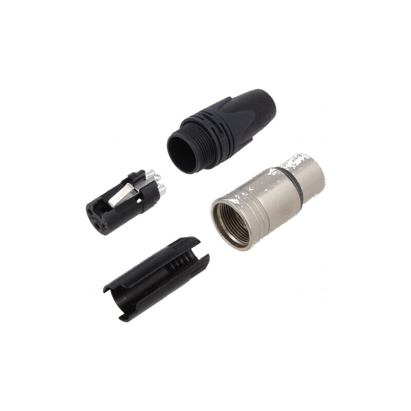 Conector XLR mufă mamă 3 pini drept pe cablu lipire 16A 14AWG | Electronic-mag.ro | Componente Electronice Conector XLR mufă mamă 3 pini drept pe cablu lipire 16A 14AWG | Electronic-mag.ro | Componente Electronice