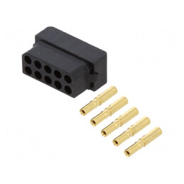 Conector cablu-cablu/PCB mufe mamă PIN 10 Datamate L-Tek | Electronic-mag.ro | Componente Electronice