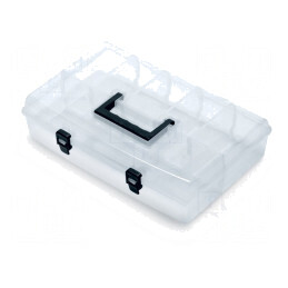 Container colectiv cu partiții transparentă 359x238x85mm NUN | Electronic-mag.ro | Componente Electronice