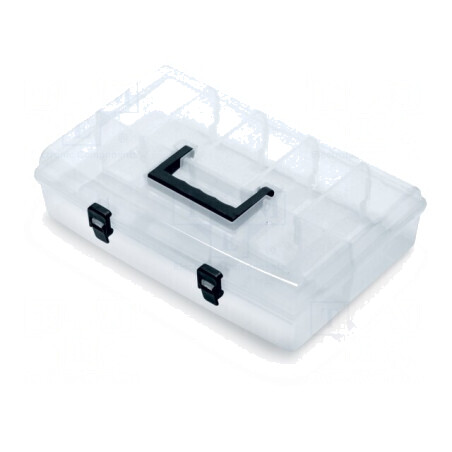 Container colectiv cu partiții transparentă 359x238x85mm NUN | Electronic-mag.ro | Componente Electronice