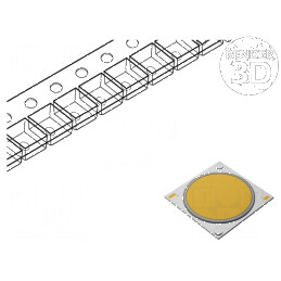 LED COB 120° 500mA 16,3W 1877lm 19x19mm | Electronic-mag.ro | Componente Electronice