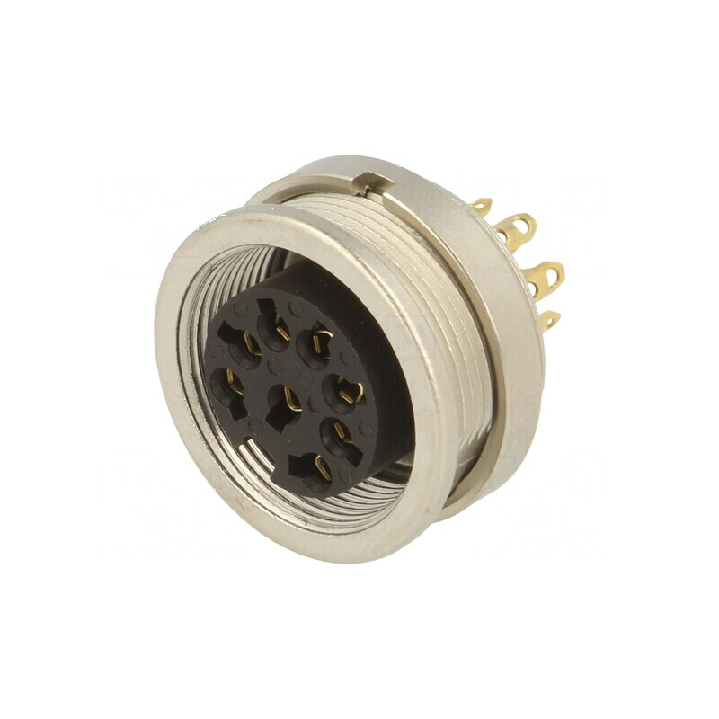 Conector M16 soclu mamă lipire PIN 8 5A 60V IP40 0.75mm2 | Electronic-mag.ro | Componente Electronice Conector M16 soclu mamă lipire PIN 8 5A 60V IP40 0.75mm2 | Electronic-mag.ro | Componente Electronice