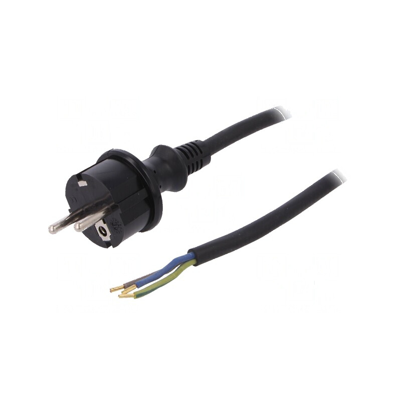Cablu 3x1mm2 CEE 7/7 SCHUKO mufă gumă 2m | Electronic-mag.ro | Componente Electronice Cablu 3x1mm2 CEE 7/7 SCHUKO mufă gumă 2m | Electronic-mag.ro | Componente Electronice