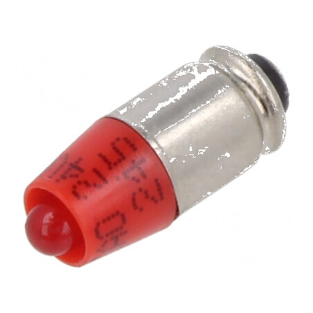 Lampă LED roșie S5,7s 24VDC 24VAC cu 1 diod | Electronic-mag.ro | Componente Electronice