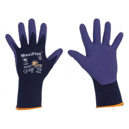 Mănuşi de protecţie MaxiFlex® Elite™ bleumarin dimensiune 8 | Electronic-mag.ro | Componente Electronice