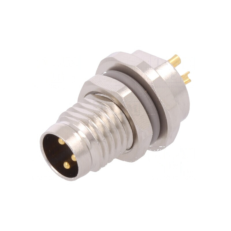 Conector M8 tată PIN 3 soclu IP67 60V 2,5-4,5mm neecranaţi | Electronic-mag.ro | Componente Electronice Conector M8 tată PIN 3 soclu IP67 60V 2,5-4,5mm neecranaţi | Electronic-mag.ro | Componente Electronice