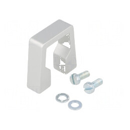 Suport aluminiu gri H40mm L41mm W12,2mm cu manetă | Electronic-mag.ro | Componente Electronice