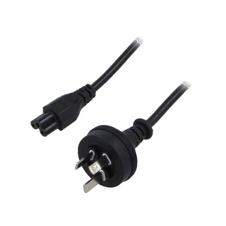 Cablu IEC C13 mamă 1,8m 3x0,75mm2 PVC negru 250V 2,5A | Electronic-mag.ro | Componente Electronice