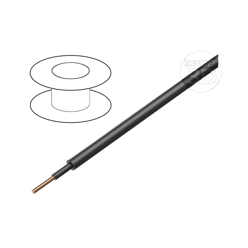 Cablu NYY 1x16mm2 rotund cu PVC negru 600V 1kV | Electronic-mag.ro | Componente Electronice