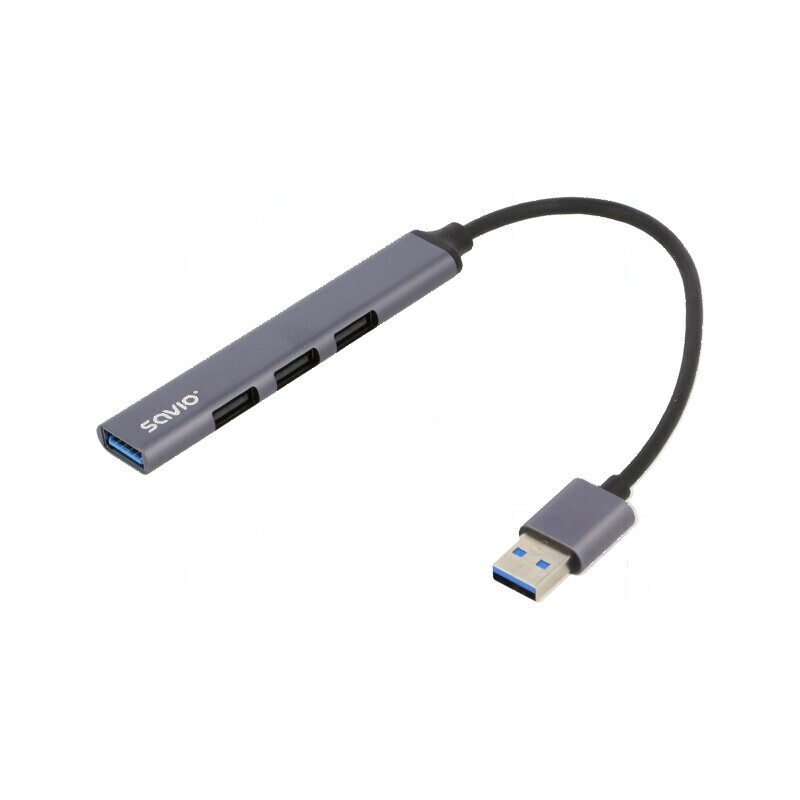 Hub USB 4 porturi USB A 2.0/3.1 gri | Electronic-mag.ro | Componente Electronice Hub USB 4 porturi USB A 2.0/3.1 gri | Electronic-mag.ro | Componente Electronice