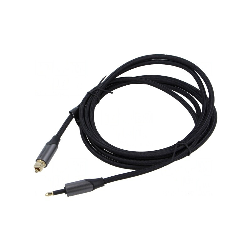 Cablu audio Toslink 3,5mm mini mufa, 2m, placare aurita | Electronic-mag.ro | Componente Electronice