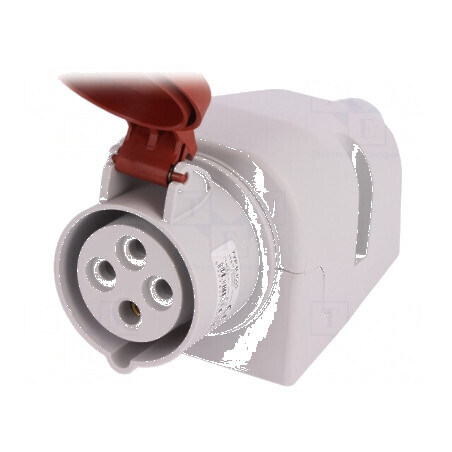 Conector alimentare AC trifazat 16A 400VAC IP44 mamă | Electronic-mag.ro | Componente Electronice