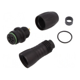 Conector circular 720 250V 3 pini mufă mamă lipire pe cablu | Electronic-mag.ro | Componente Electronice