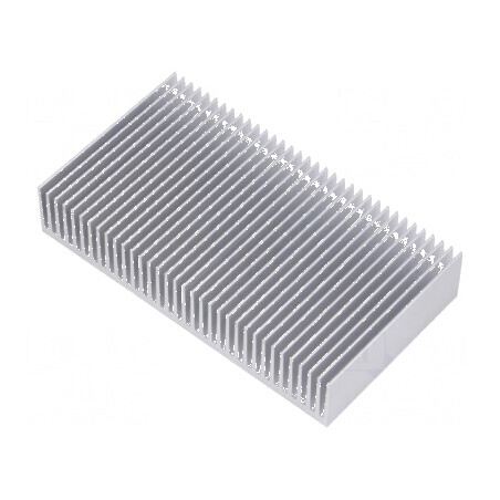 Radiator extrudat cu aripioare naturale 50mm x 90mm x 17mm | Electronic-mag.ro | Componente Electronice