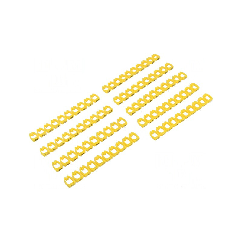 Markere Marcaj PVC Galben 5,6-7,4mm cu Împingere | Electronic-mag.ro | Componente Electronice Markere Marcaj PVC Galben 5,6-7,4mm cu Împingere | Electronic-mag.ro | Componente Electronice