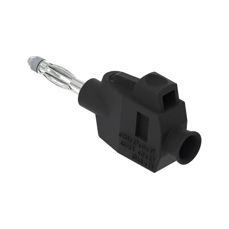 Conector banană 4mm negru 36A 30VAC 60VDC neizolat | Electronic-mag.ro | Componente Electronice Conector banană 4mm negru 36A 30VAC 60VDC neizolat | Electronic-mag.ro | Componente Electronice