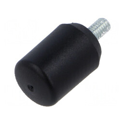 Mâner rotativ Ø 13,5mm Filet M4 8mm Lungime 20mm | Electronic-mag.ro | Componente Electronice