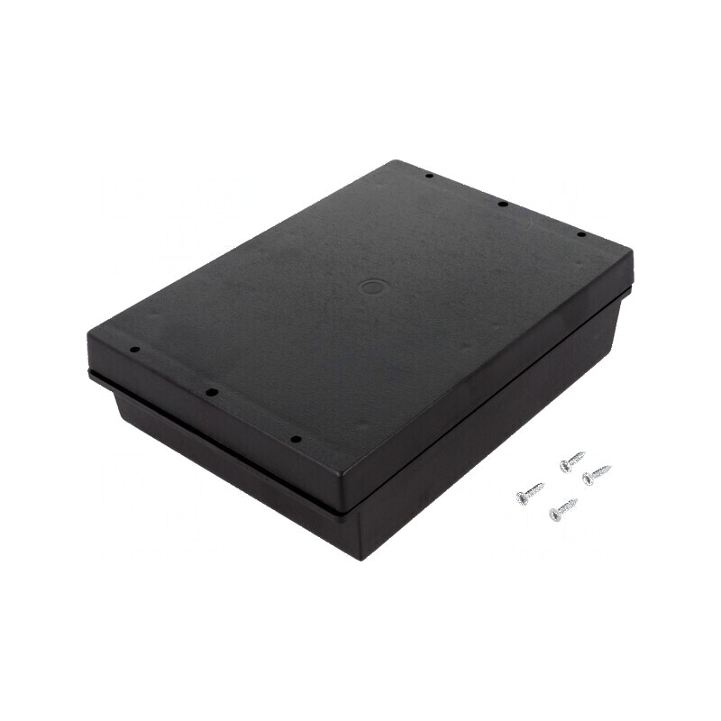 Carcasă universală 144mm x 198mm x 53mm cu lame de fixare | Electronic-mag.ro | Componente Electronice