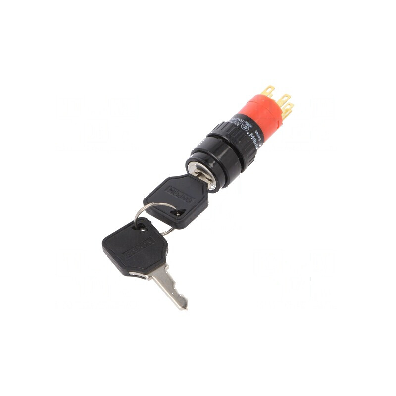 Comutator întrerupător cu cheie Poz.i stab 2 pini SPDT Ø16mm | Electronic-mag.ro | Componente Electronice Comutator întrerupător cu cheie Poz.i stab 2 pini SPDT Ø16mm | Electronic-mag.ro | Componente Electronice