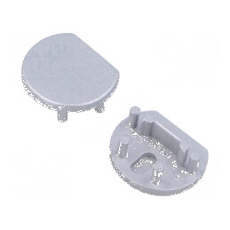 Obturator LED argintiu 20 buc ABS PEN12 | Electronic-mag.ro | Componente Electronice