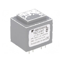 Transformator încapsulat 2,5VA 400VAC 12V 208,3mA PCB IP00 | Electronic-mag.ro | Componente Electronice