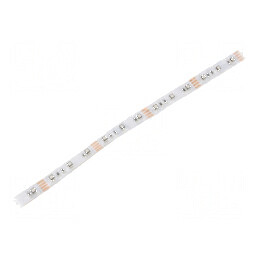 Bandă LED RGB 3535 12V 60 LED/m 10mm PCB alb IP65 12W/m | Electronic-mag.ro | Componente Electronice