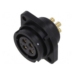 Soclu SY21 mamă PIN 4 IP67 30A 500V 4mm2 -40÷85°C | Electronic-mag.ro | Componente Electronice