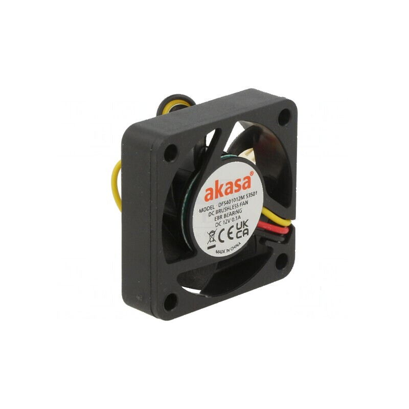 Ventilator axial DC 12V 40x40x10mm 28,5dBA EBR 2,41mmH2O | Electronic-mag.ro | Componente Electronice