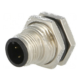 Conector M12 soclu PIN 4 tată A-DeviceNet CANopen 250V | Electronic-mag.ro | Componente Electronice