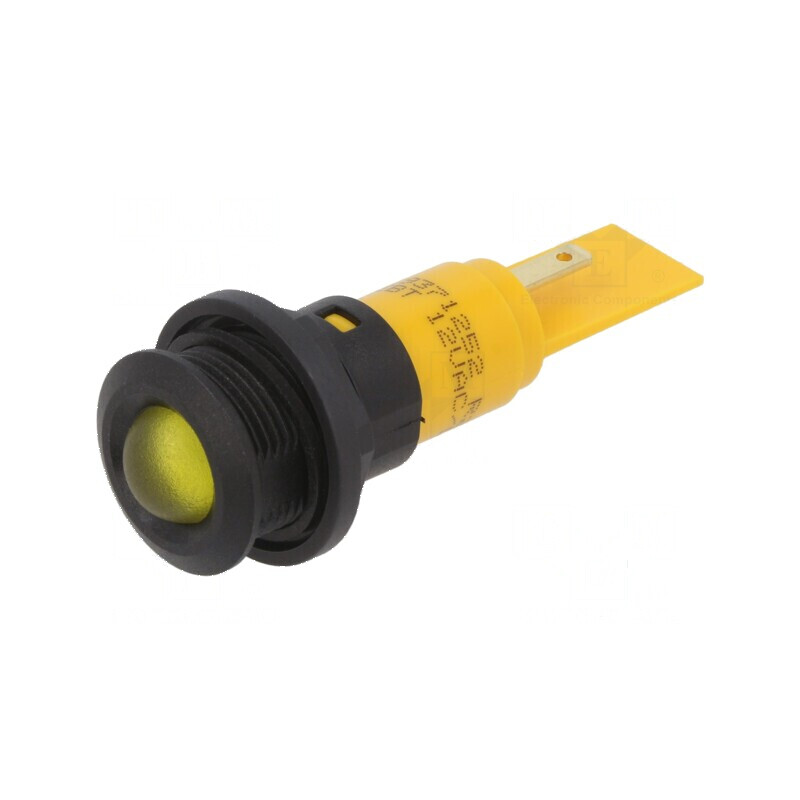 Lampă LED convex galbenă 12VDC 12VAC Ø16mm IP67 | Electronic-mag.ro | Componente Electronice Lampă LED convex galbenă 12VDC 12VAC Ø16mm IP67 | Electronic-mag.ro | Componente Electronice