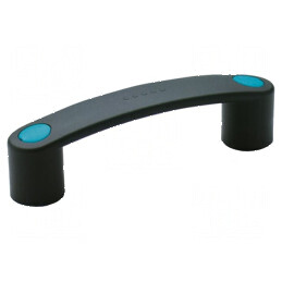 Suport tehnopolimer PA negru 39mm x 144mm x 26mm F2 1,8kN | Electronic-mag.ro | Componente Electronice