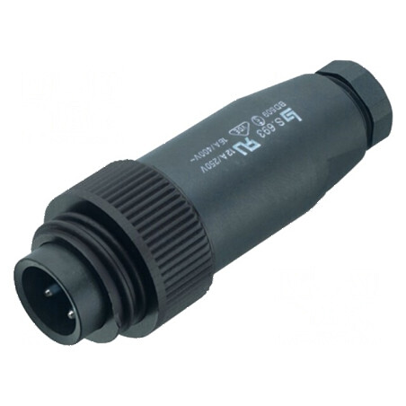 Conector circular 692, 693, RD24 250V PIN 7 mufă tată crimpat | Electronic-mag.ro | Componente Electronice