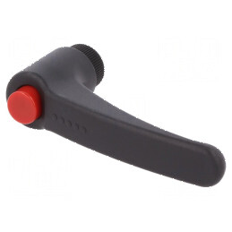 Manetă franceză 20mm, lungime 95mm, corp negru | Electronic-mag.ro | Componente Electronice