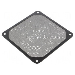 Filtru aluminiu Ø120mm negru cu şurub - 1 bucată | Electronic-mag.ro | Componente Electronice