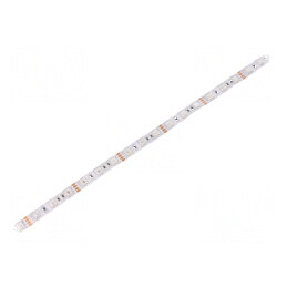 Bandă LED RGB 5050 12V 60 LED/m 10mm PCB alb IP20 14,4W/m | Electronic-mag.ro | Componente Electronice