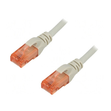 Cabluri patch U/UTP 6 litat Cu LSZH gri 7m 26AWG | Electronic-mag.ro | Componente Electronice