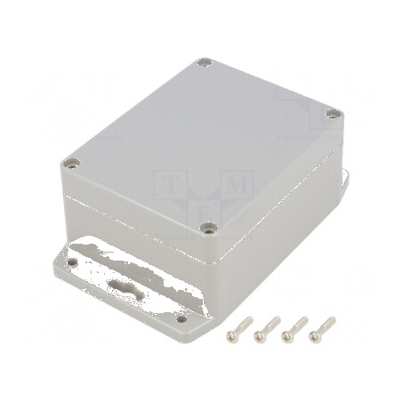 Carcasă universală 90mm x 115mm x 55mm cu lame de fixare | Electronic-mag.ro | Componente Electronice