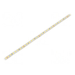 Bandă LED alb rece 2835 24V 168 LED/m 5mm PCB alb IP65 8W/m | Electronic-mag.ro | Componente Electronice