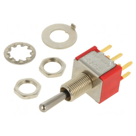 Comutator basculant DP3T ON-OFF-ON 0,02A 20VAC | Electronic-mag.ro | Componente Electronice