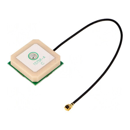 Antenă GPS 2dBi RHCP 50Ω 20,8x20,8x7,8mm 10mA pentru încastrare | Electronic-mag.ro | Componente Electronice
